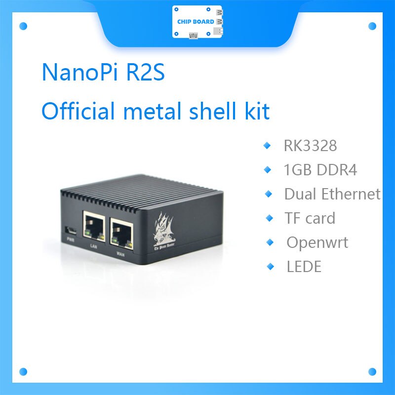 ģȭ NanoPi R2S  ݼ  OpenWrt ý RK3328 ̴   ⰡƮ Ʈ 1GB 뷮 ޸